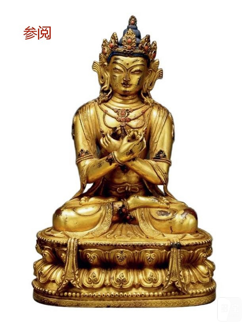 清乾隆（1736-1795年）金刚手菩萨像 - 图8